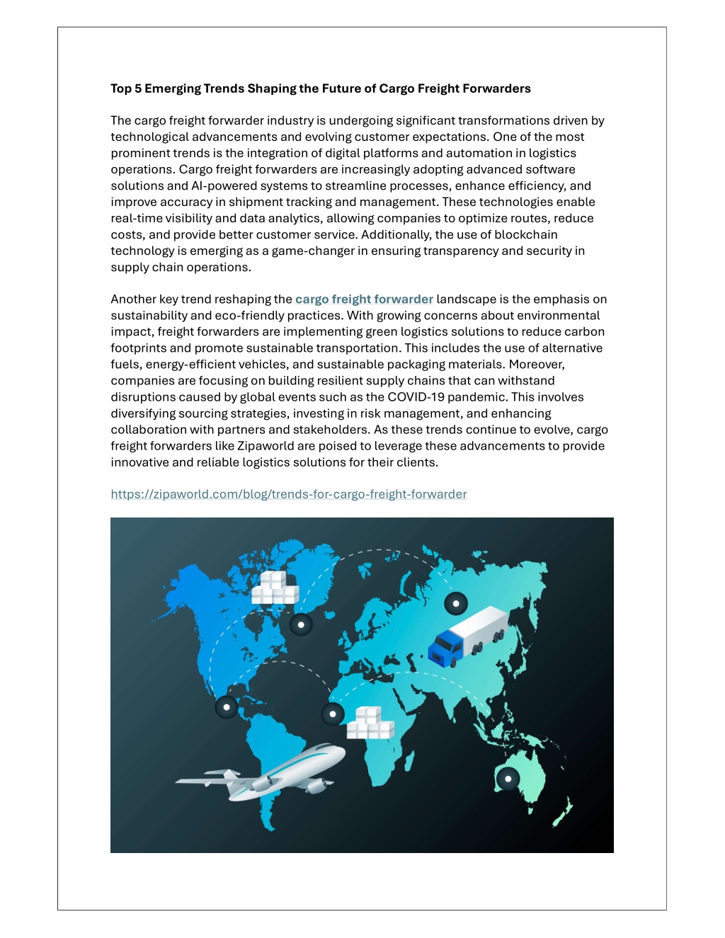 top 5 emerging trends shaping the future of cargo l.w