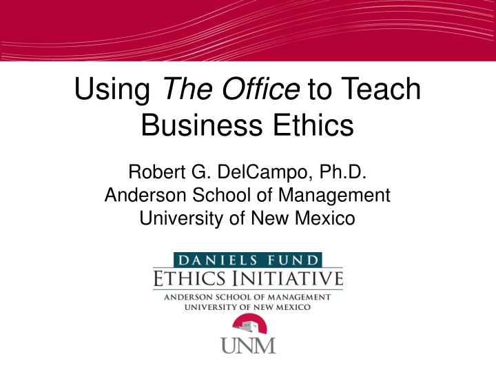 Enhancing Business Ethics Instruction Through The Office