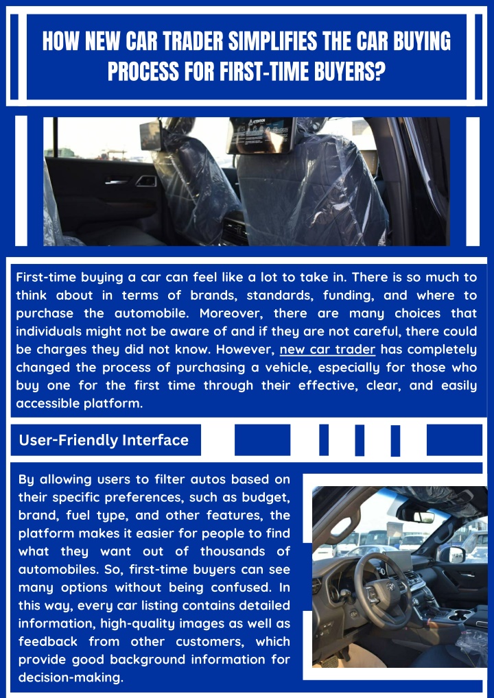 how new car trader simplifies the car buying n.w