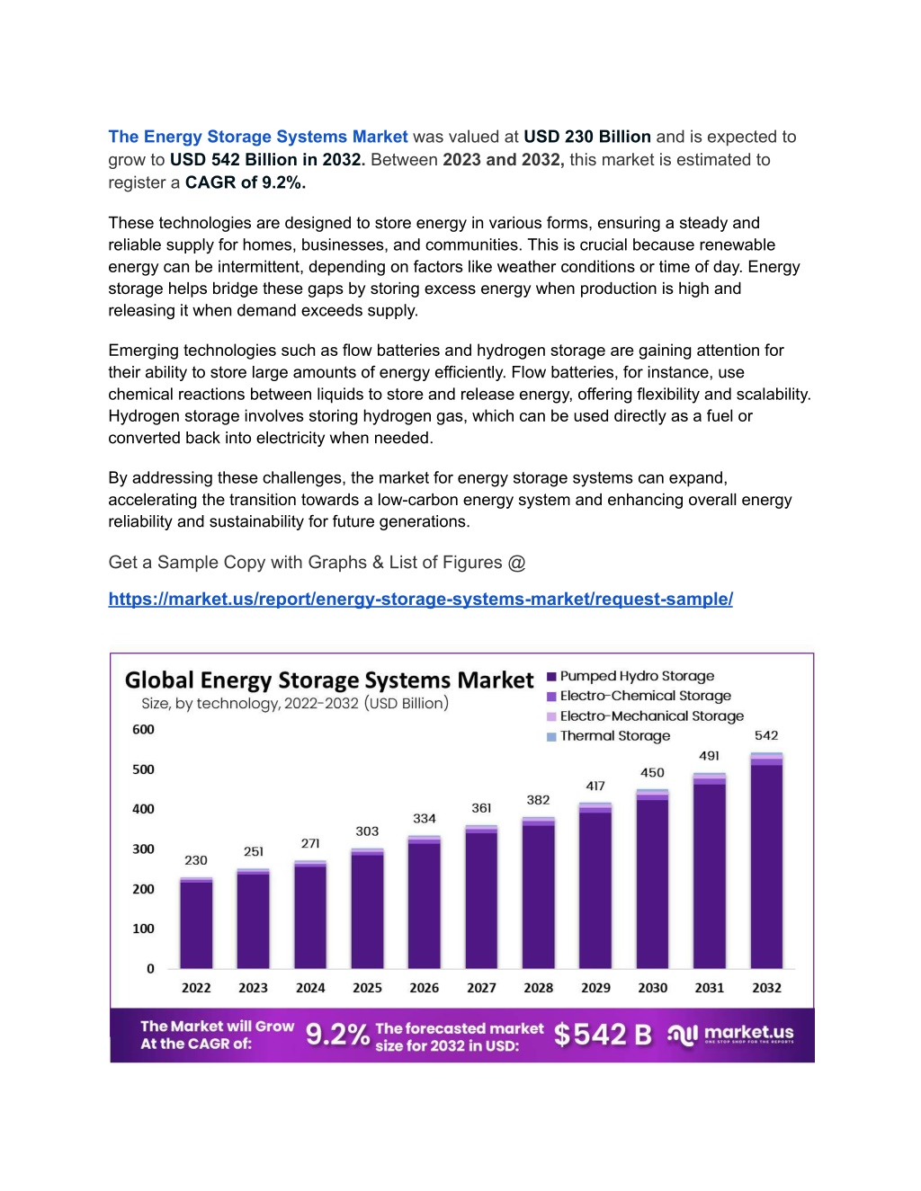 the energy storage systems market was valued l.w