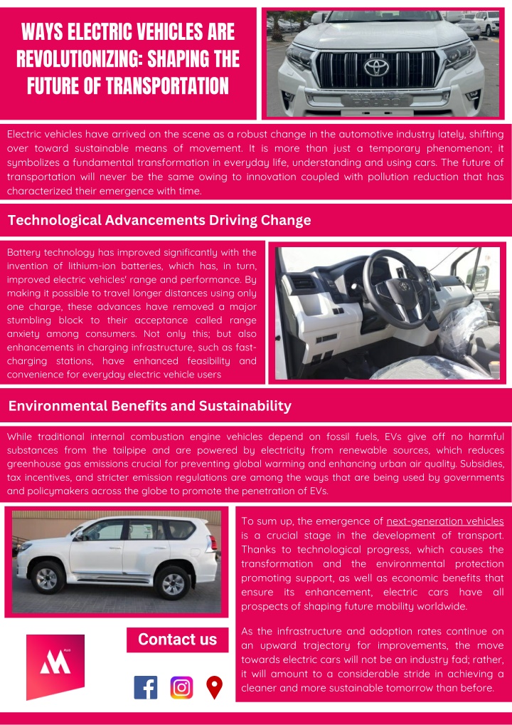 ways electric vehicles are revolutionizing n.w