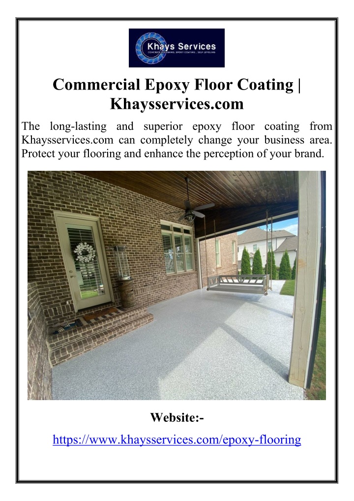 commercial epoxy floor coating khaysservices com n.w