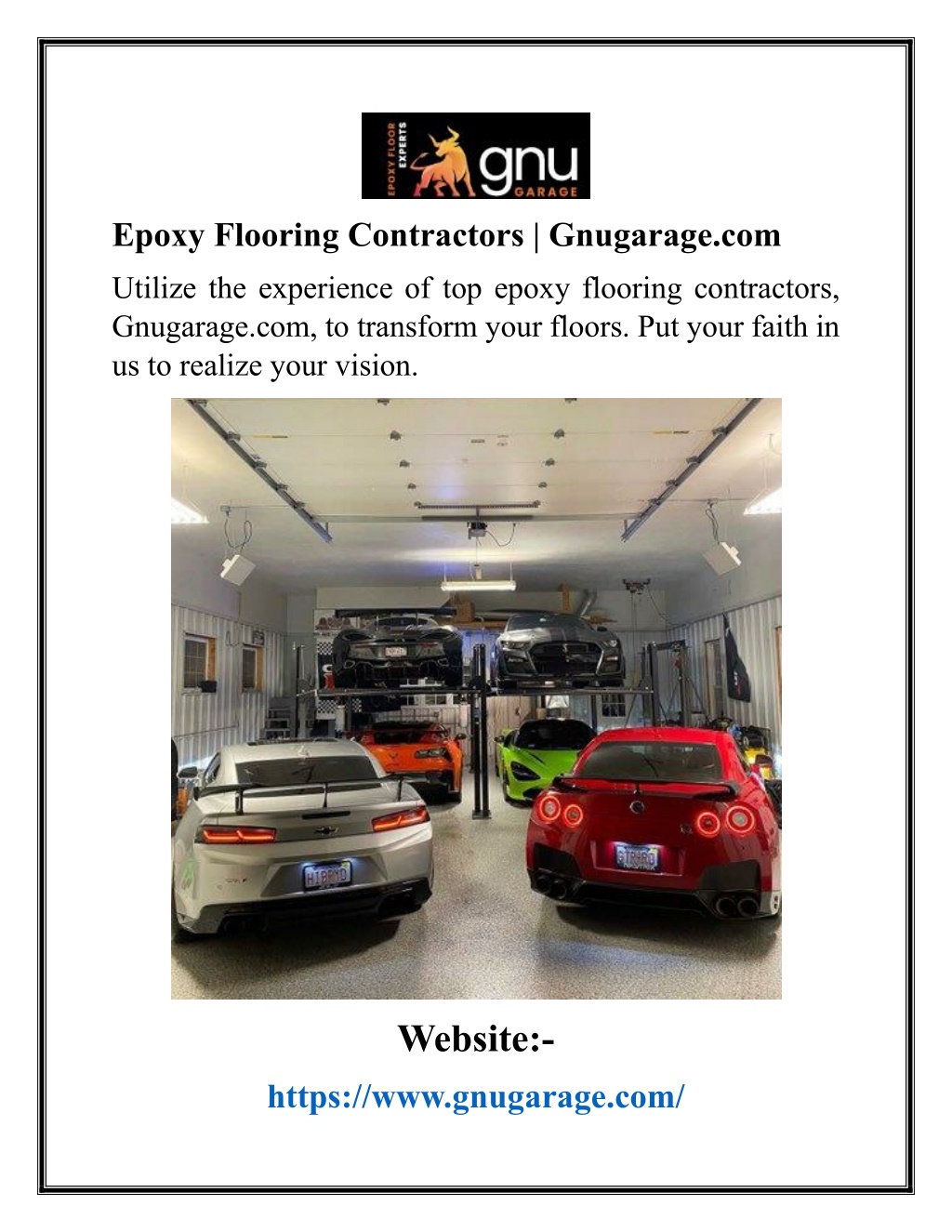 epoxy flooring contractors gnugarage com l.w