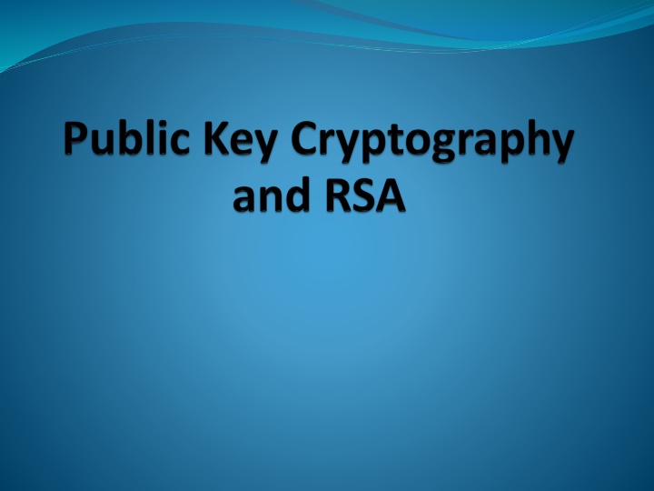 Security Threats and Public-Key Cryptosystems
