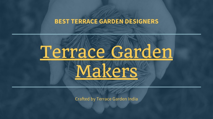 best terrace garden designers n.w