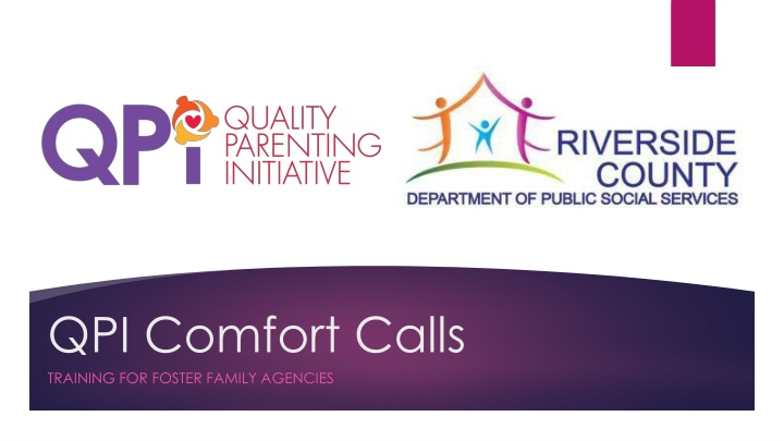 Comfort Calls and Supporting Relationships in Child Welfare