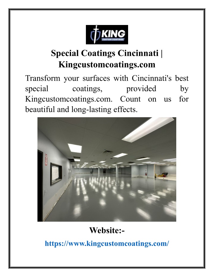 special coatings cincinnati kingcustomcoatings n.w