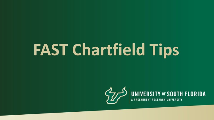 Chartfield and Fund ID Codes for Accounting Transactions