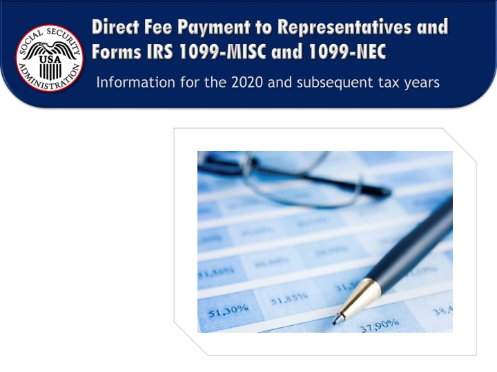Taxpayer Information for Direct Fee Payments - Guidelines and Forms
