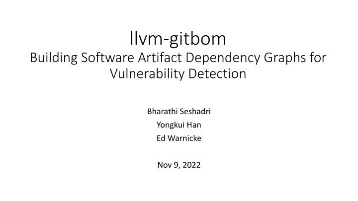 Leveraging Artifact Dependency Graphs for Software Vulnerability Detection