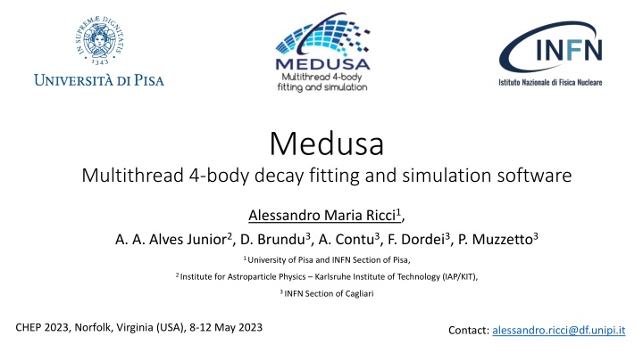 Medusa - Multithread 4-Body Decay Fitting and Simulation Software
