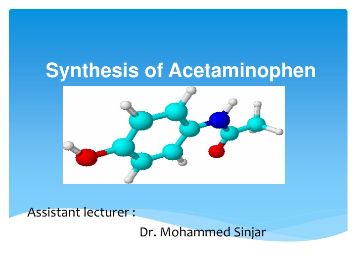 Acetaminophen Synthesis Process Explained