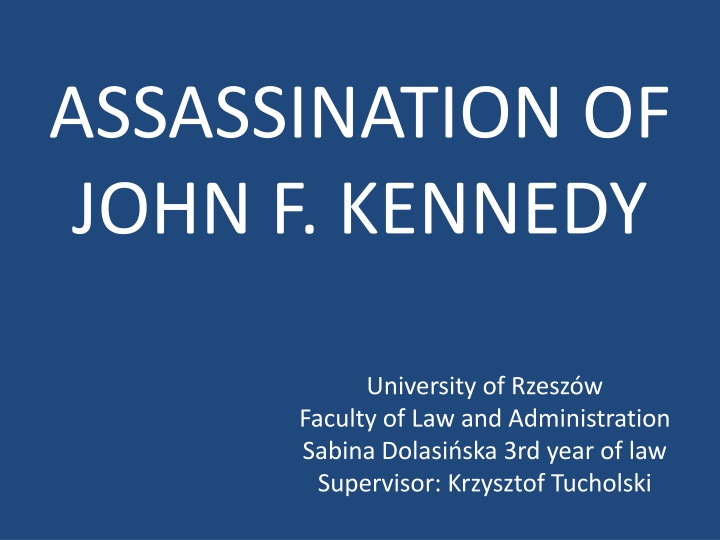 John F. Kennedy: A Life Marked by Tragedy and Legacy