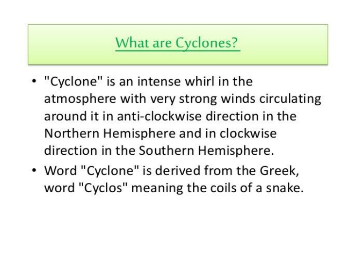 Tropical Cyclones: General Characteristics, Types, and Origins