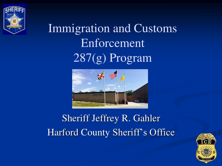 Harford County 287(g) Program Overview