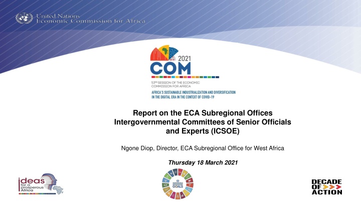 Report on ECA Subregional Offices Intergovernmental Committees and Experts