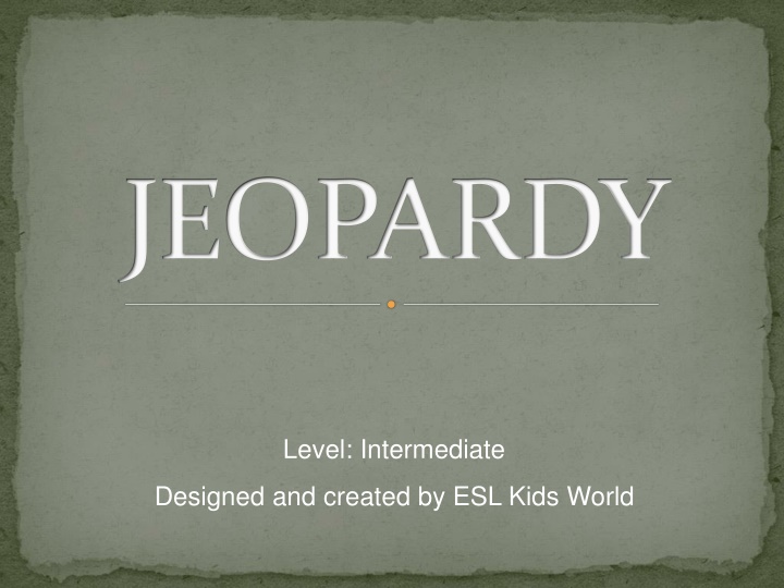 Fun Jeopardy Game Categories for Knowledge Enthusiasts