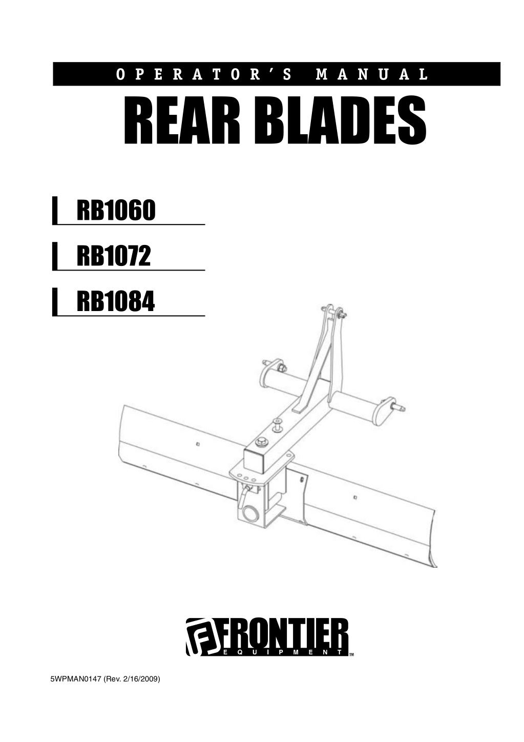 rear blades l.w