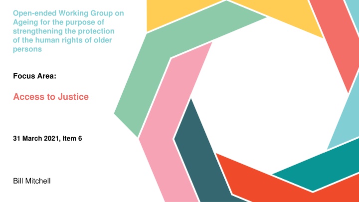 Addressing the Justice Gap for Older Persons in Access to Justice