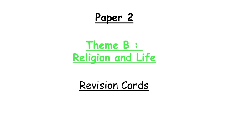 Religious Perspectives on Creation and Stewardship of the Universe