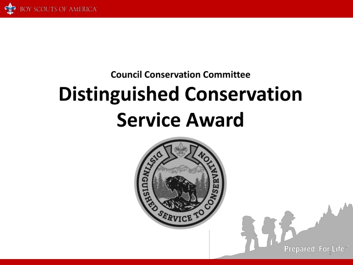 Council Conservation Committee Distinguished Conservation Service Award