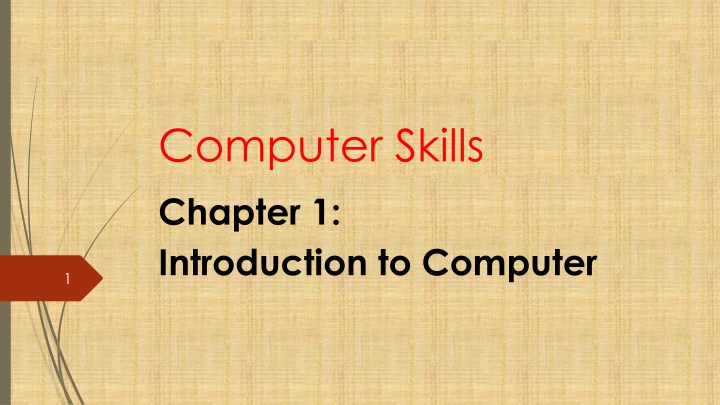 The Fundamentals of Computer Systems