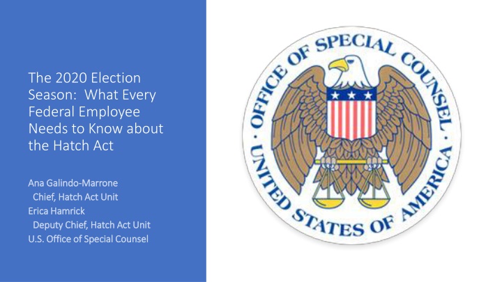 The Hatch Act: Guidelines for Federal Employees