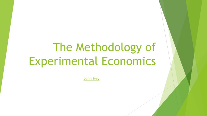 Key Components of Experimental Economics Methodology