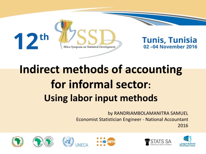 Indirect Methods of Accounting for the Informal Sector