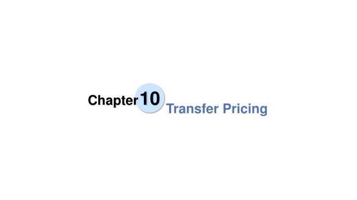 Transfer Pricing in Organizational Decision Making