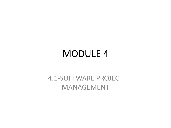 Essential Aspects of Software Project Management