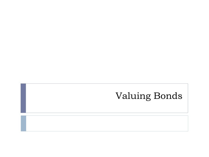 Zero-Coupon Bonds