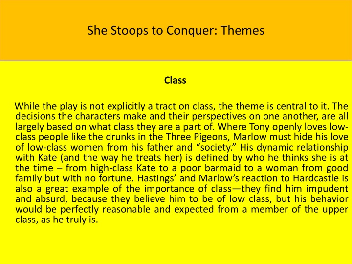 Themes Explored in 