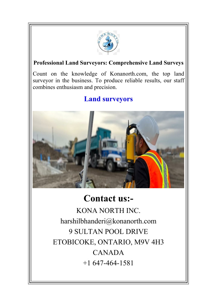 professional land surveyors comprehensive land n.w
