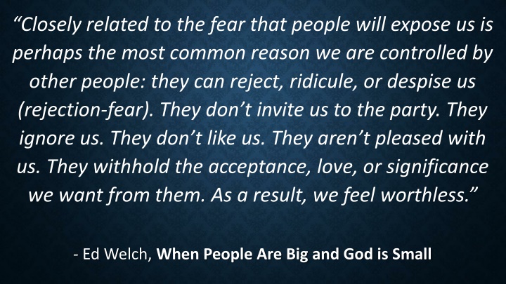 Challenges of Fear and Rejection in Human Relationships