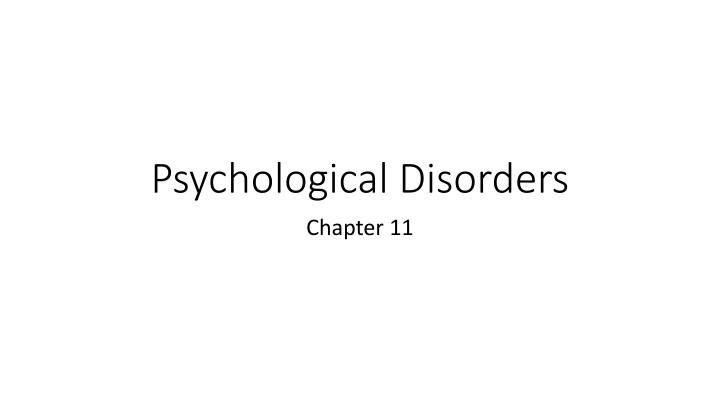 Overview of Anxiety and Related Disorders