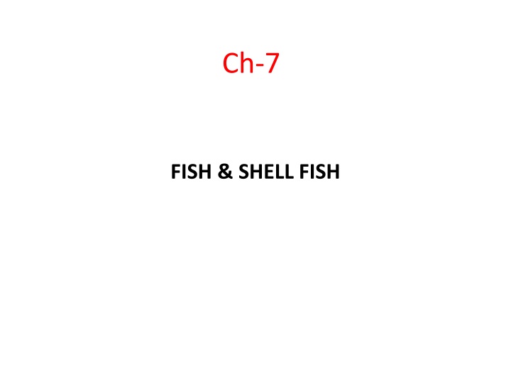 All About Fish and Shellfish: Types and Characteristics