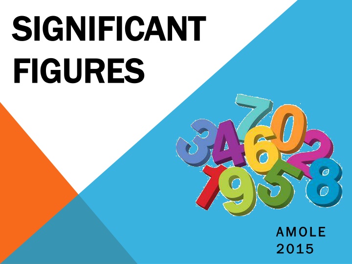 Significant Figures in Precision Measurements