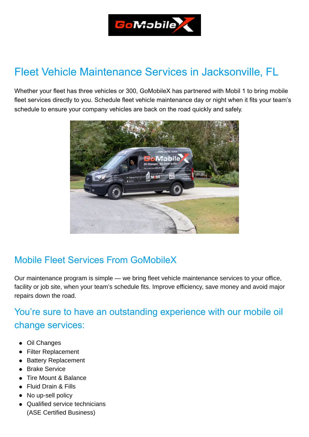 fleet vehicle maintenance services n.