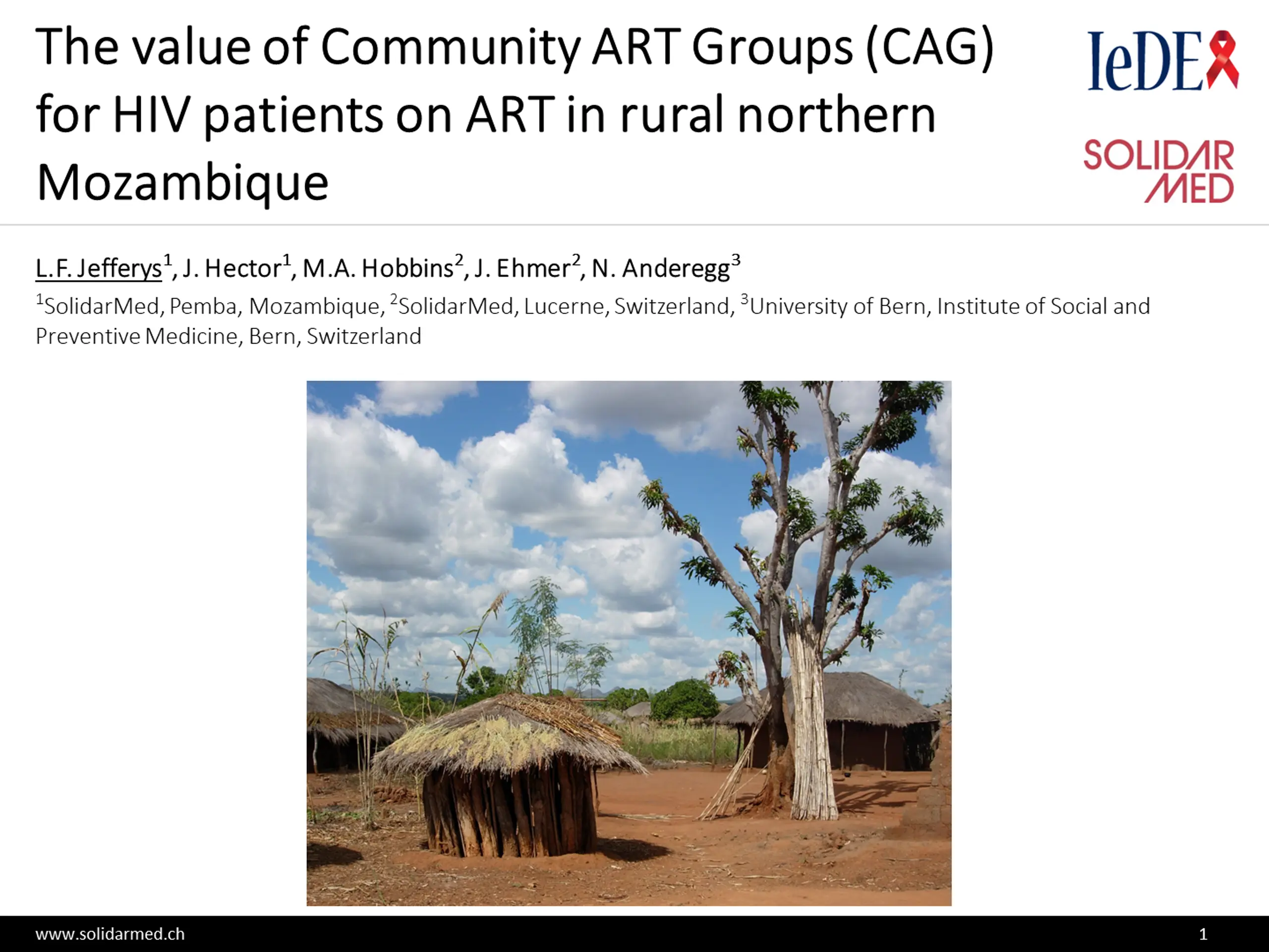 Enhancing HIV Care: Community ART Groups in Rural Mozambique