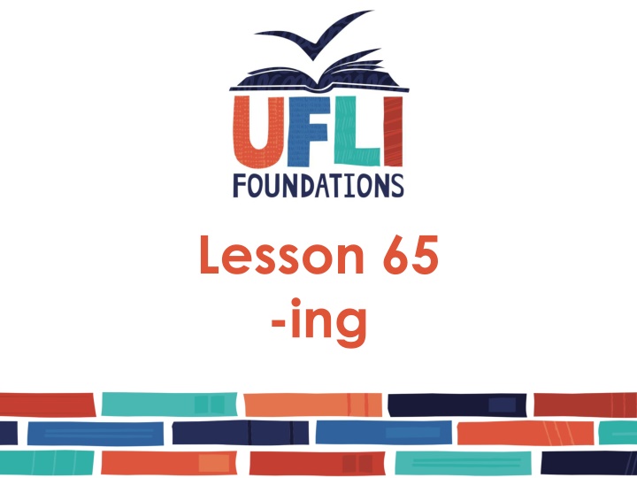 Visual Learning Journey through Lesson 65 -ing