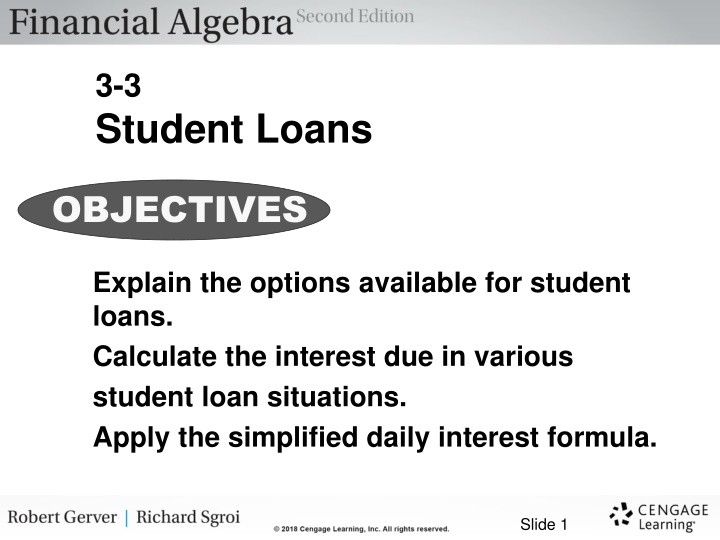 Student Loans: Options, Interest Calculation, Daily Interest Formula