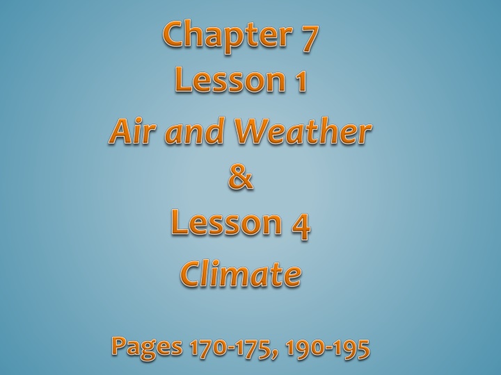 The Impact of Weather on Daily Life