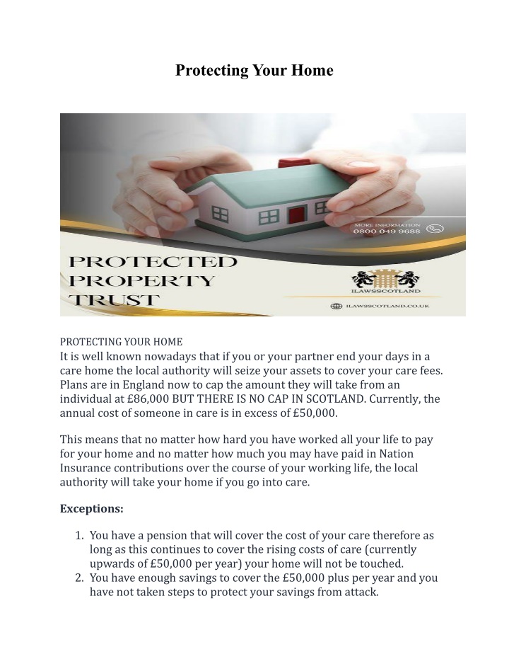protecting your home n.w