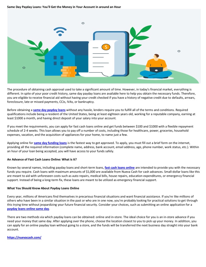 same day payday loans you ll get the money n.w