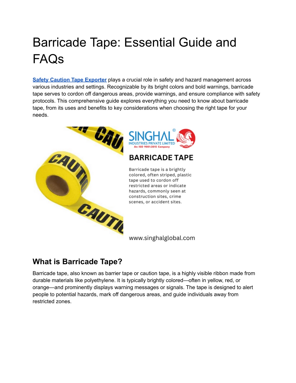 barricade tape essential guide and faqs l.w