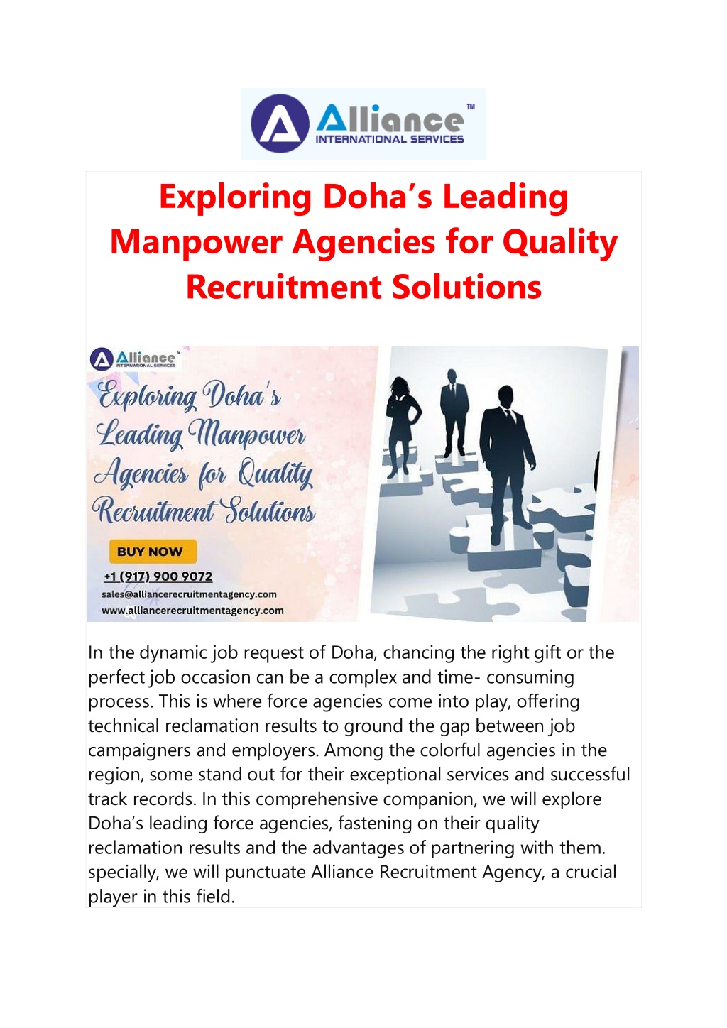 exploring doha s leading manpower agencies l.w