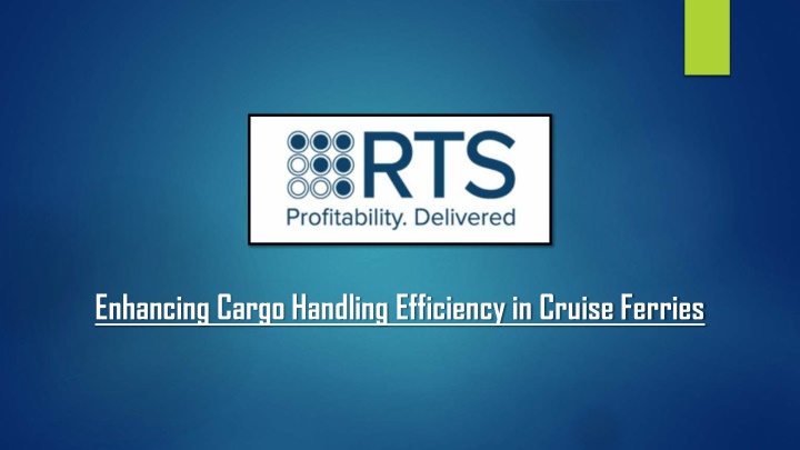 enhancing cargo handling efficiency in cruise n.w