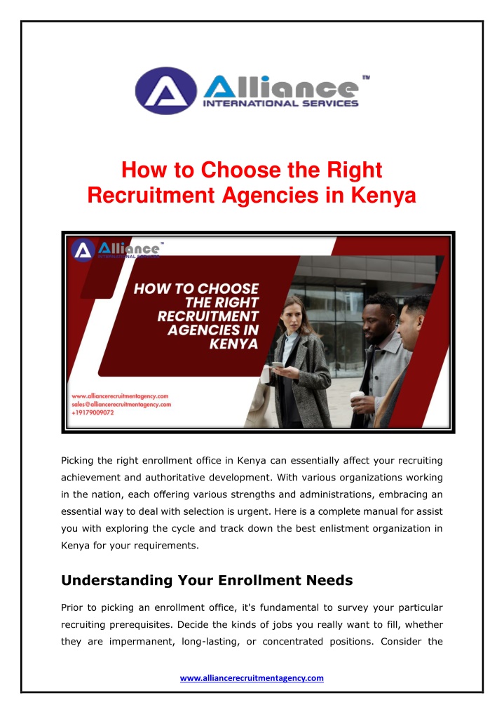 how to choose the right recruitment agencies n.w