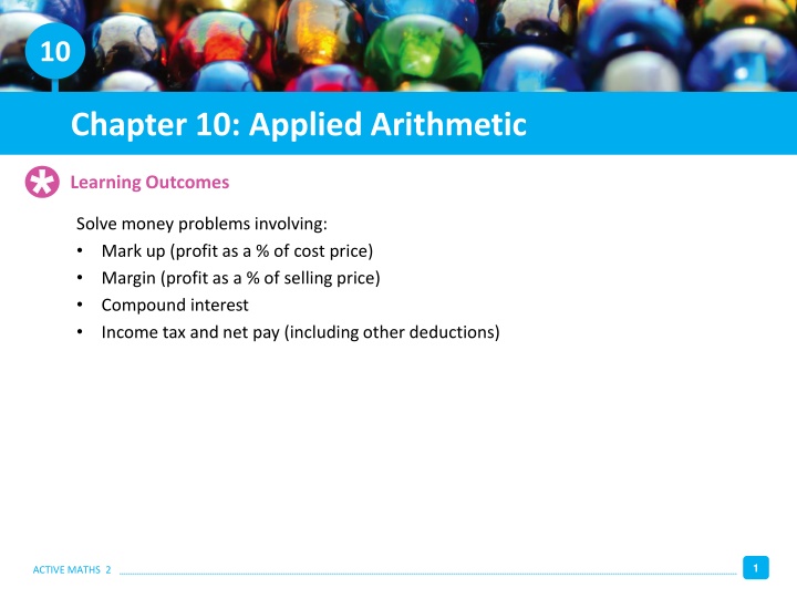 Solving Money Problems with Arithmetic